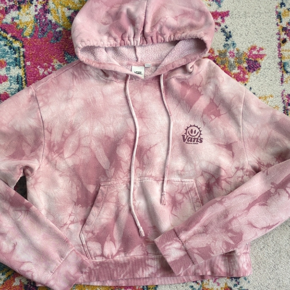 Vans Pink Tie-Dye Hoodie